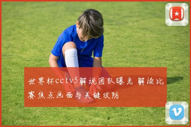 世界杯cctv5解说团队曝光 解读比赛焦点画面与关键攻防