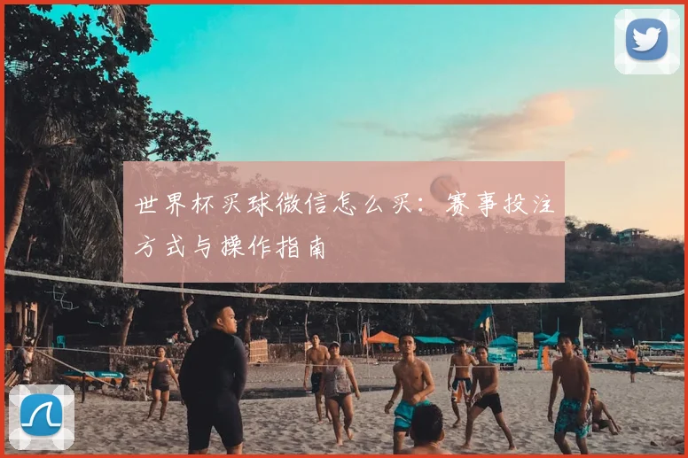 世界杯买球微信怎么买:赛事投注方式与操作指南